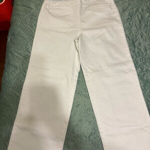 Wonderly Crisp White Trousers